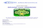 Quick Start Gids BRAINZ voor ANDROIDdsh2000.com/Brainz4AndroidQuick1.pdf · Probeer de vele functies van BRAINZ en verander zonodig de instelling naar je eigen smaak. Zeg ook Help