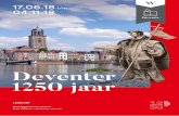 Deventer 1250 jaar - Museum De Waag · 2020-03-16 · Inleiding Deventer 1250 jaar LESIEF 3. ... Tijdsperiode 1 Lebuinus: prehistorie tot de stichting van de eerste kerk (768) Filmbeeld