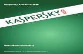 Kaspersky Anti-Virus 2015 · 2015-07-31 · kortingen voor Kaspersky Lab-programma's kunt krijgen. Programma gebruiken vanaf de opdrachtprompt (raadpleeg pagina 58) In deze sectie