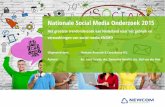 Nationale Social Media Onderzoek 2015 - Ranking The Brands National Social Media Su · PDF file Facebook voor het eerst gedaald onder jongeren -12% + 1% + 15% + 23% + 10% 15 t/m 19