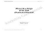 Rockchip PX30 Datasheet datasheet V1.3.pdfPX30 Datasheet Rev 1.3 Copyright 2019 ©Fuzhou Rockchip Electronics Co., Ltd. - 6 - Warranty Disclaimer Rockchip Electronics Co., Ltd makes