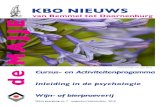 Inleiding in de psychologie - Doornenburg augustus...1 28ste Jaargang nr. 7 augustus/september 2016 van Bemmel tot Doornenburg Cursus- en Activiteitenprogamma Inleiding in de psychologie