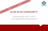 CONCEPT - CONCEPT - CONCEPT · Elan rond de vrije kennis projecten van de Wikimediabeweging, in een open gemeenschap die bruist van positieve energie. 2. Interactie met de lezers