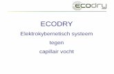 ECODRY - Protekta · Uitstapje in de bouwfysica: ECODRY Volgens de Schaal van Pauling heeft zuurstof een elektro-negativiteit van 3,5 en waterstof ... Zwitserland Spanje Nederland