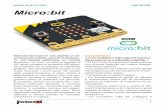 MANUALE D’USO MICROBIT Micro:bit · modalità high-drive. In modalità std-drive ciascun pin può erogare fino a 0,5mA di corrente mentre in modalità high-drive possono essere
