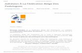 FBP | Federatie van Belgische Podologen | - …5/3/2016 Campaign Overview | MailChimp  1/4 Adhésion à la Fédération Belge des Podologues View this email ...