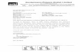 Full page print · 2017-10-03 · plea9 return to r Agent Limited ipers (India) Ltd.) (olkata - 700 026 If undelivere(i MCS Share Transfe (Unit : Gontermann-Pe 121! 5 Manoharpukur