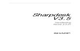 Sharpdesk V3.5 Handleiding€¦ · Microsoft Word -bestand met een Microsoft Excel® -bestand combineren en er vervolgens een PowerPoint ®-bestand ... • Een afbeelding of document