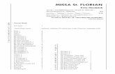 MISSA St. FLORIAN · 2018-05-23 · N Concert Band O I Full score 1 T A Vocal/Choir parts optional, minimum 20 copies per order (German language only) T N Flute 1 3 E Flute 2 2 M