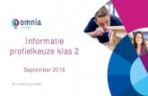 Informatie profielkeuze klas 2 - Omnia College · Nederlands-Engels - Rekenen - Maatschappijleer 1 - CKV ( Culturele en Kunstzinnige vorming) - LO ( Lichamelijke Opvoeding) + sectorvakken