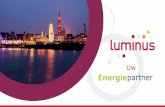 Energiepartner · Estaimpuis 3WT 6.6MW Geel –Laakdal 3WT 6,6MW EDF Luminus heeft de ambitie om haar windmolenpark in België tegen 2023 te verdubbelen tot een geïnstalleerde capaciteit