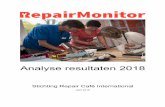 Analyse resultaten 2018 - Repair Café...2 Colofon RepairMonitor | Analyse resultaten 2018 April, 2019 Auteurs Martine Postma/Stichting Repair Café International, Anneloes van Kesteren/Stichting