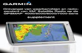 Ontvangst van weerberichten en radio- zenders van XM Satellite …static.garmin.com/pumac/4_5_6_7kWeather_Supplement_NL.pdf · 2011-06-24 · Ontvangst van weerberichten en radio-zenders