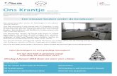 3680 Maaseik Ons Krantje Krantje.pdf · Ons Dak realiseerde woningen in de Jan Geerkensstraat (fase I) in Ophoven en in Stockheim in Stokkem aangepast aan het wooncomfort voor ouderen.