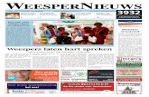 Gemeente nieuws Weespcloud.pubble.nl/16c0059b/pdf/weespernieuws3dec14.pdf · 2015-12-04 · 5 7 Hekwerk langs Geldservice gaat er niet komen De kerstinloop: Annelies Westra kookt