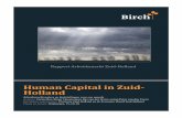 Human Capital in Zuid- Holland - Birch Consultants · Rapport Arbeidsmarkt Zuid-Holland Human Capital in Zuid- ... 15 oktober 2018 In opdracht van: Werkgroep Human Capital (Economic