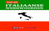 Top-50 Italiaanse werkwoorden - Amazon S3 · Top%50!Italiaanse!werkwoorden! !! ! 3! Werkwoorden"Italiaans!Nederlands"op"volgorde"! ! ! " Italiaans "Nederlands 1!parlare" spreken,(praten(
