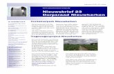 Nieuwsbrief 23 Dorpsraad Nieuwkerken aug 2016.pdf · 2015 enkele percelen aan tussen het rustoord Populie-renhof en de De leene-straat voor de ontwikkeling van een parkbos te Nieuw-kerken.