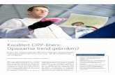 15 Jaar IKT-LinerReport Kwaliteit CIPP-liners: Opwaartse ... · IKT-LinerReports zorgen hiermee voor markttrans-parantie, zowel voor industrie als voor de netbe-heerders. Kwaliteitsdebat