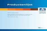 PKVW Productenlijst januari 2013 5 JH2 - De Haan adviseur Productenlijst... · 2013-03-13 · 780041/2/3/4 900041/2/3/4 910041/2/3/4 920041/2/3/4 930041/2/3/4 940041/2/3/4 ** Hout