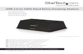 USB 2.0 to SATA Hard Drive Docking Station€¦ · You must select a partition size that is between the maximum and minimum sizes (typically the maximum disk space available). Once