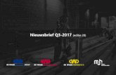 Nieuwsbrief Q3-2017 (editie 20) - De Wilde Spoorwegbouw · Met trots presenteren wij de eerste opzet van onze nieuwe website van De Wilde NL bv incl. haar bedrijfsonderdelen De Wilde