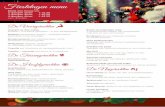 Feestdagen menu - Valkenburg | T 043-601 68 46 Restaurant · Schniztel indonesia 300gr. kipschnitzel met satésaus, gefrituurde uitjes, kroepoek en atjar Kalkoenrollade gevuld met