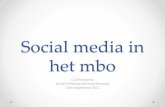 Social media in het mbo - Welkom op de website van saMBO-ICT · 2015-12-21 · cursisten en docenten ten aanzien van social media: wat is de rol van social media in hun leven en hoe