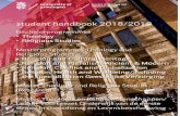 Student Handbook 2018-2019 - Rijksuniversiteit Groningen · 2019-07-19 · 11. MASTERTRACK: RELIGION, HEALTH AND WELLBEING ... Ethics and Diversity ... understand the cultural and