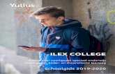 Omslag schoolgids Ilex College - Yulius · teamcoördinator bij het Ilex College en sinds 1 augustus 2018 als schooldirecteur. Naast het leidinggeven aan volwassenen ligt mijn hart