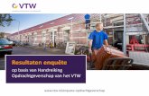 Resultaten enquête - vtw.nl · Resultaten enquête op basis van Handreiking Opdrachtgeverschap van het VTW | 4 Toelichtingen Strategie en uitvoering Strategie en uitvoering | De
