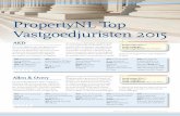 PropertyNL Top Vastgoedjuristen 2015€¦ · WAT koop Alexander Portfolio, ¡”.¢¢¢ m² te herontwikkelen kantoor-gebouwen WAAR Delft, Rotterdam en Utrecht WIE AKD adviseerde