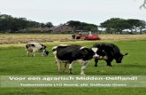 Voor een agrarisch Midden-Delfland! · Voor de belangrijkste doorgaande route door Midden‐Delfland, de provinciale weg N468 langs ... Delflands Groen probeert al jaren beweging