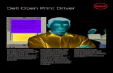 Dell Open Print Driver · 2011-01-07 · 1 Op basis vaneen vergelijking met deconcurrenten op het gebied bestandsgrootten printerdriversoftware, ondersteunde printersoftware en andere