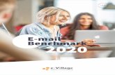 E-mail Benchmark 2020€¦ · En bij e-Village zijn wij toegewijd om juist die marketeer te ondersteunen en te helpen naar nog mooiere en betere campagnes. Campagnes die alle mogelijkheden