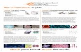 Bio-informatica: 1e jaar - hanze.nl · visualisatie te laten zien. Thema 4: Meten is weten Ondersteunende vakken: • Biologie 4 • Statistiek 1 + 2 • Introductie R +Linux Thema-opdracht: