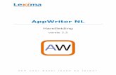 AppWriter NL · de huidige pagina overgenomen naar een nieuw document. De pagina wordt direct automatisch opgeslagen als nieuw tekstdocument en kan worden bewerkt. Bij het omzetten