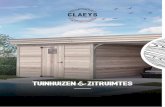 TUINHUIZEN - Claeys Houtconstructies...De constructie wordt opgebouwd uit palen. Deze worden traditioneel ingewerkt in elkaar, hiertussen worden de wanden geplaatst op een keperwerk