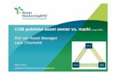 Rol van Asset Manager case Chemelot - COB · COB publieke asset owner vs. markt maart 2016 Rol van Asset Manager case Chemelot. Royal HaskoningDHV (meer dan 100 kantoren in 35 landen)