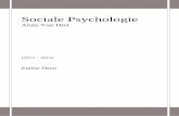 Sociale Psychologie - VRG Gent · o Kosten & baten van sociale relaties analyseren . Emine Özen – Sociale Psychologie – (2013 – 2014) Pagina 7 ... Meer belang aan persoonlijke
