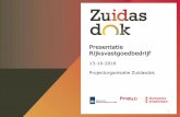Buurt bijeenkomst 26 oktober - Vastgoed van het Rijk · prijspeil 2016, incl. BTW 4 Taakstellend budget Zuidasdok (mln) € 1.591 • Rijk € 1.077 • Stadsregio Amsterdam € 155