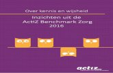 Actiz Benchmark Zorg 2016 · Figuur 1-10: Uitspraken cliënten en vertegenwoordigers over beschikbaarheid personeel Client verpleging en verzorging Personeel is een beetje druk, ze