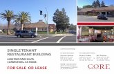 SINGLE TENANT Listed Exclusively by: RESTAURANT BUILDING Sale_6400 FairOaks.pdf · For Sale information: For Leasing information: or SINGLE TENANT RESTAURANT BUILDING 6400 FIROA AkS