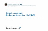 bol.com - klantreis LIM · er 53.000 wederverkopers die via de site van bol. com hun nieuwe en/of gebruikte producten verko-pen. In 2012 was de omzet rond de 400 miljoen euro. Deze
