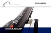 ROMER Absolute Arm Product Brochure · Verlichting van het werkstuk en een ingebouwde camera zijn beschikbaar op aanvraag. Lichtgewicht meetarm, slechts 7.7 ... Gevormd voor beste