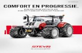 steyr-traktoren.com COMFORT EN PROGRESSIE....Tot 16 LED-werklampen voor perfecte 360 verlichting. Maximaal hefvermogen achter tot 10.463 kg en voor 3.785 kg. CVT ondersteunt ISOBUS