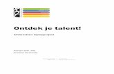 Ontdek je talent! · Ontdek je talent! Infobrochure laptopproject Schooljaar 2020 - 2021 Bovenbouw Sint-Gertrudis Molenbergstraat 25 011 88 17 55 3400 Landen bovenbouw@kolanden.be