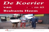 De Koerier - Heemkring Molenheide - Heemkring Molenheide · 2018-05-31 · Namens Amalia van Solms zetten Herman Janssen en Frans van Gils het project uiteen, waarin ze het vergeten