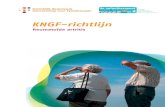 KNGF-richtlijn · V-20/2018 IV KNGF-richtlijn Reumatoïde artritis Praktijkrichtlijn Inhoud A Algemene informatie 1 A.1 Inleiding 1 A.2 Achtergrond RA 1 A.2.1 Pathofysiologie 1 A.2.2