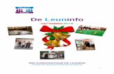 De Leuninfo · 2019-11-25 · kerstartikelen liggen in de schappen. December betekent voor velen een maand van gezelligheid, warmte, misschien cadeaus, surprises met gedichten waarin